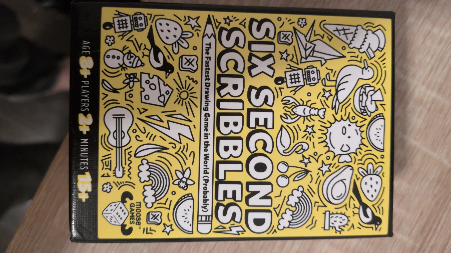 Six Second Scribbles Party Game