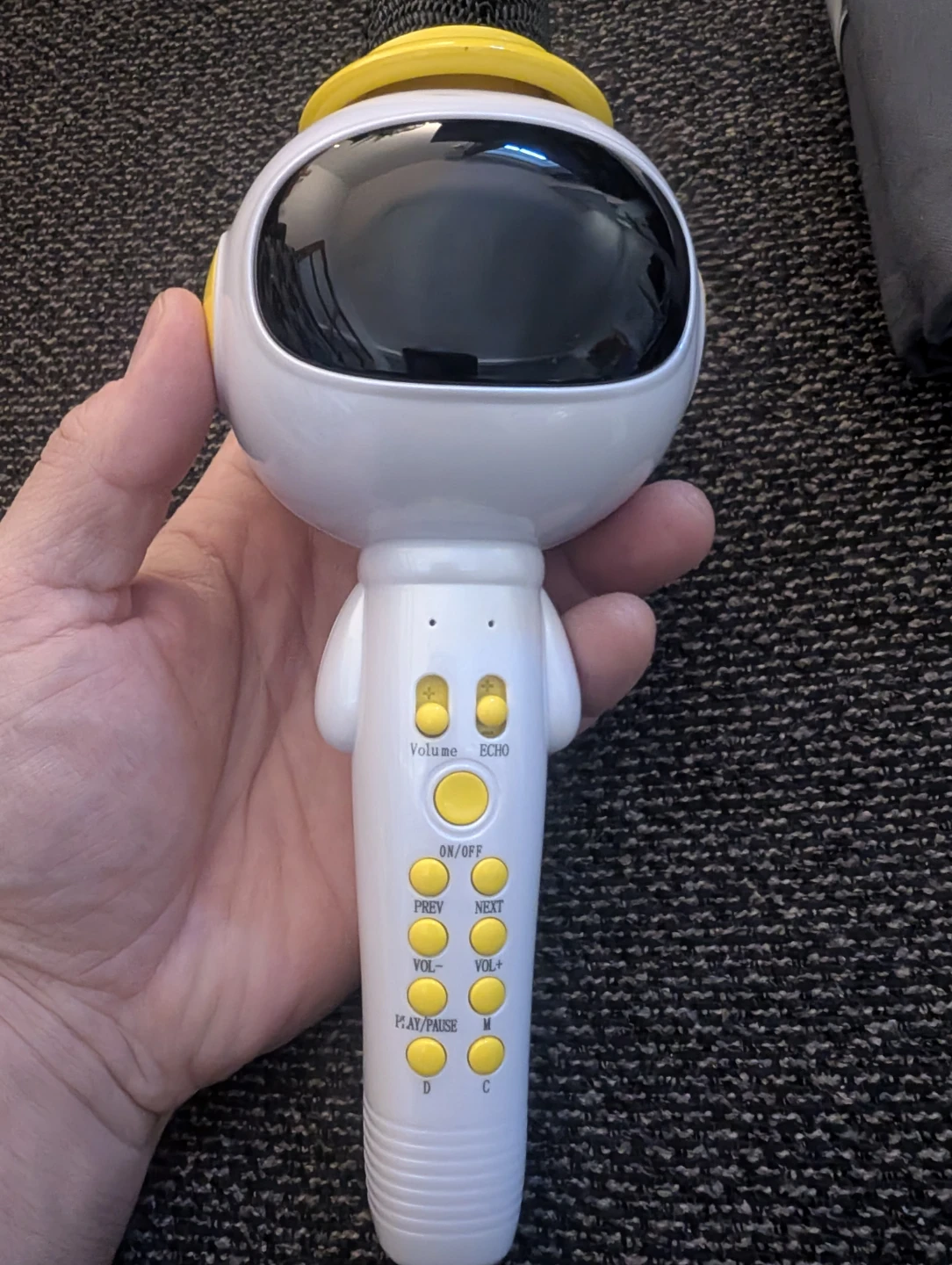 Robot-style wireless handheld karaoke microphone - photo 5