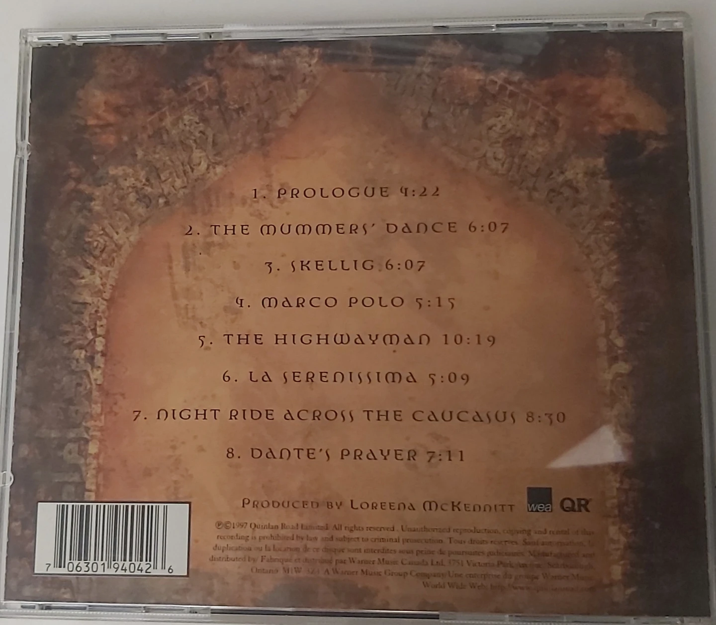 Loreena McKennitt - The Book of Secrets CD - photo 2
