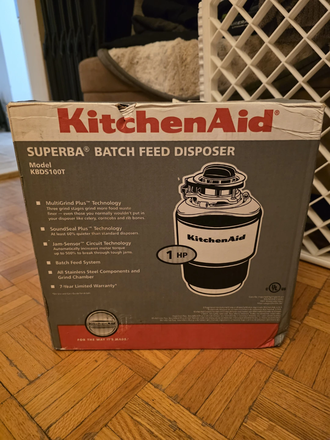 KitchenAid Superba Batch Feed Disposer KBDS100T - photo 2