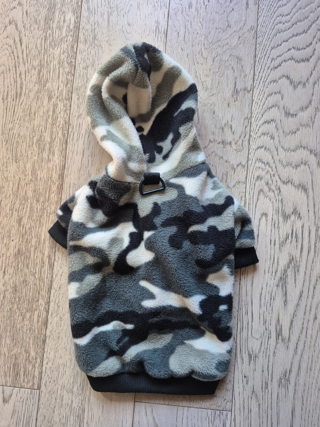 Camo Fleece Dog Hoodie Size M - photo 2