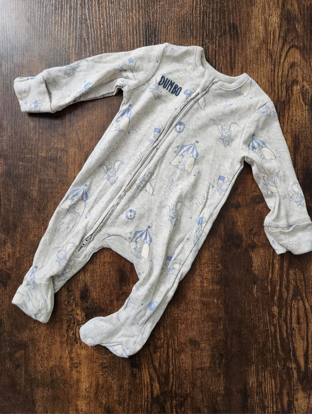 Set of 4 Baby Footie Pajamas NB size - photo 4