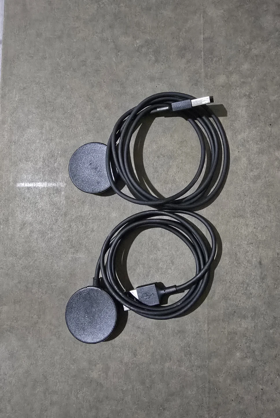 Two Samsung Galaxy Watch Chargers