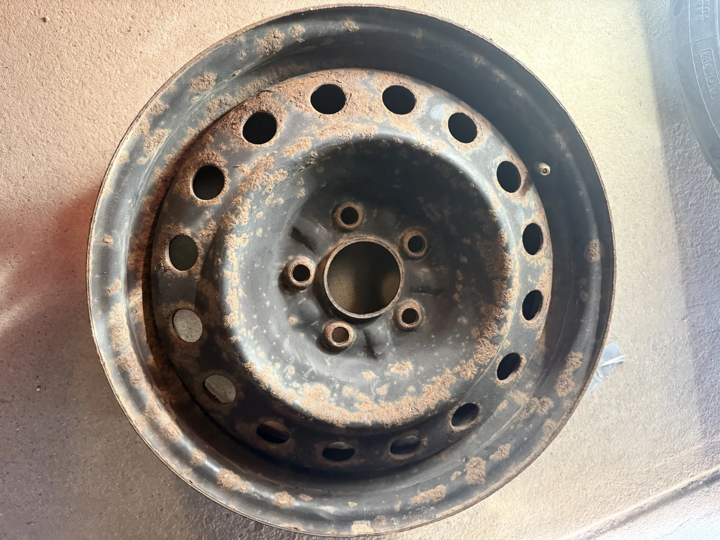 4 Steel Rims/Wheels (5x114.3/ 5x4.5 inches) Bolt Pattern - photo 3