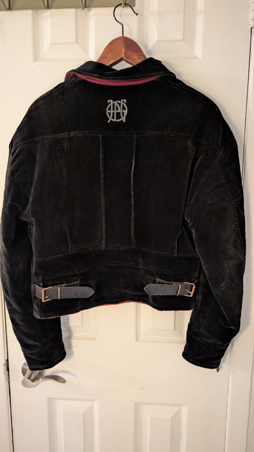 JPG Jean Paul Gaultier Black Velvet Jacket - photo 5