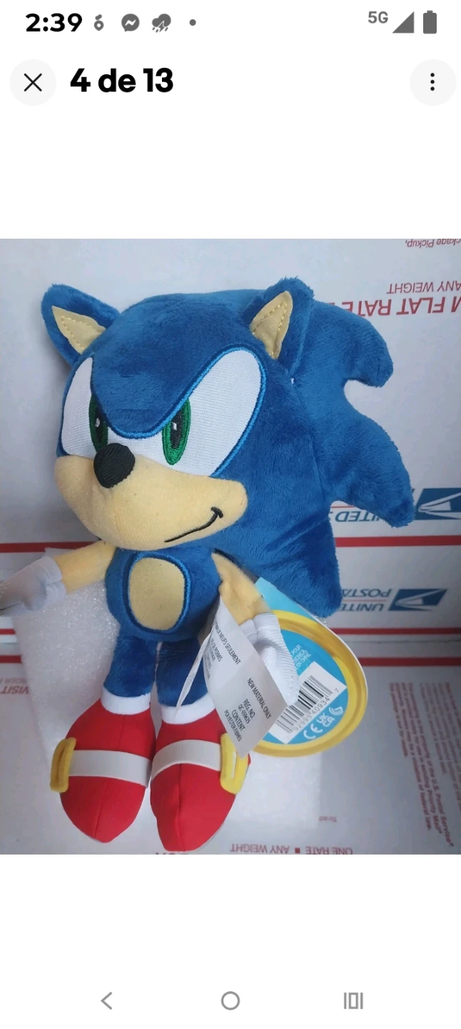 Peluche clásico Sonic - photo 3