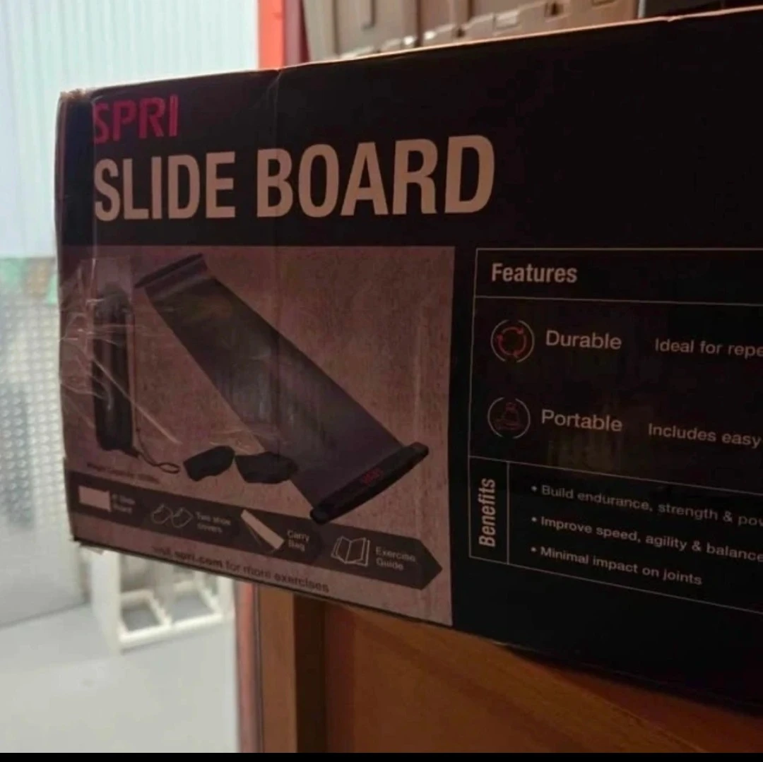 SPRI 6ft Fitness Slide Board Core Workout Kit New In Box - photo 3