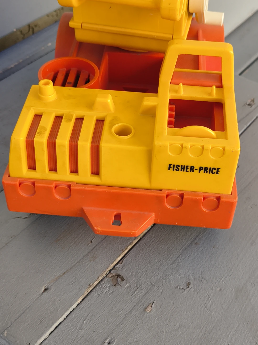 Vintage Fisher-Price Plastic Crane Truck - photo 3