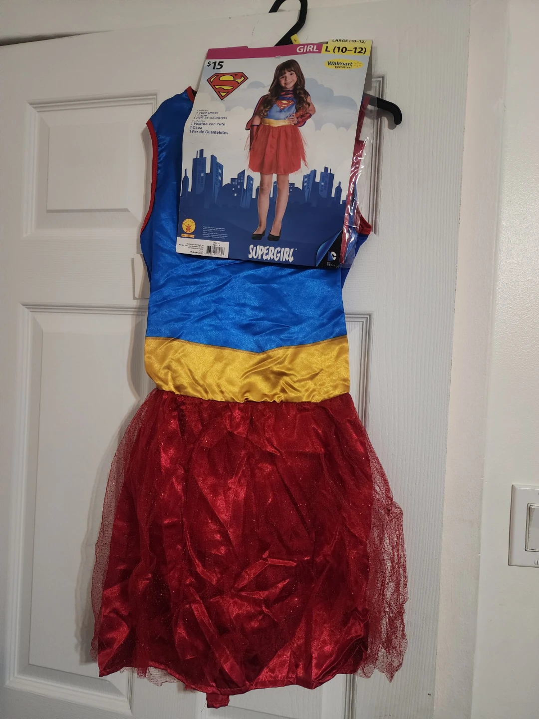 Rubie's Supergirl Costume Sets S 4/6 M8/10 L 10/12