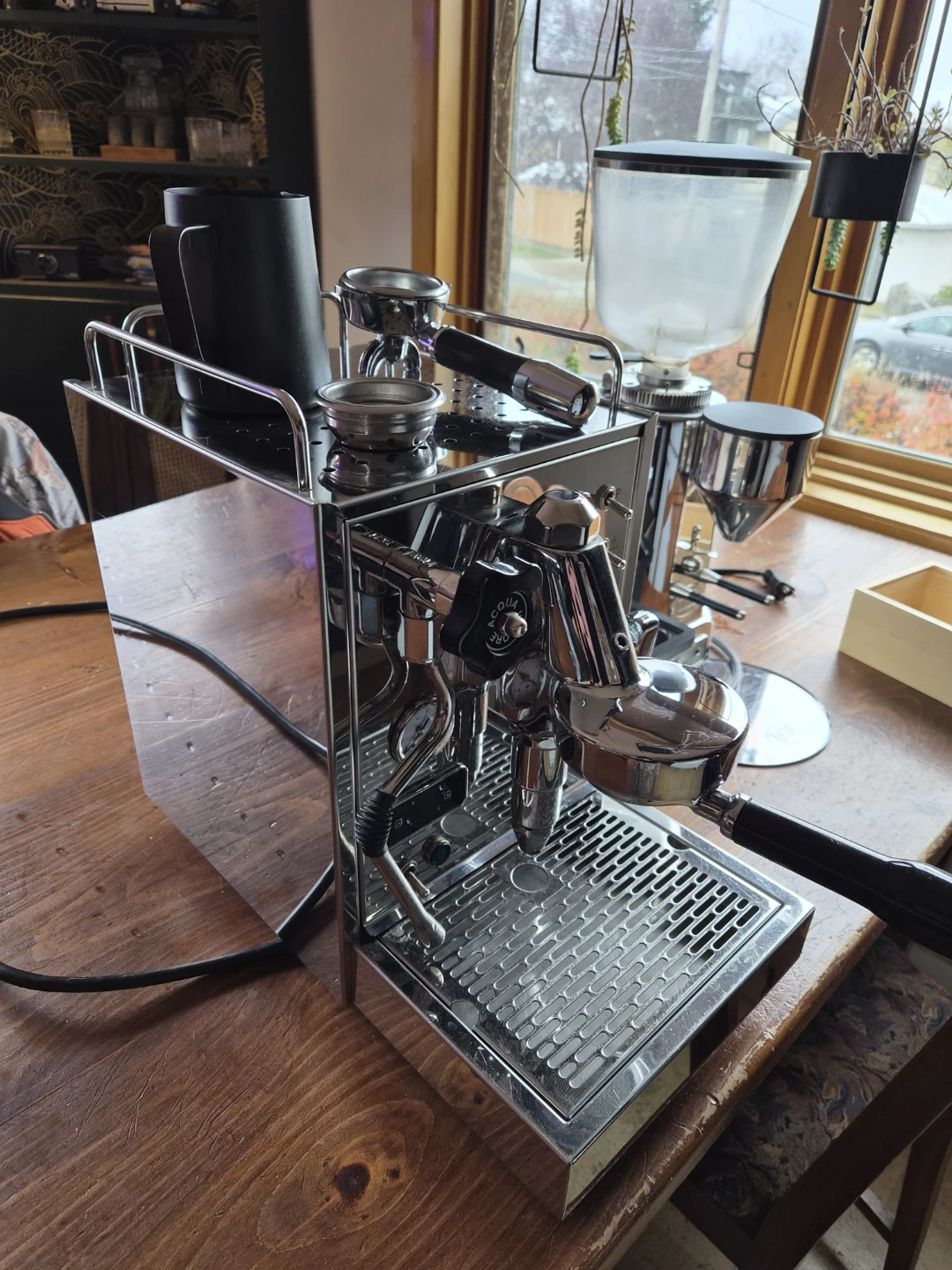ECM Classika PID Espresso Machine and ECM V Titan grinder