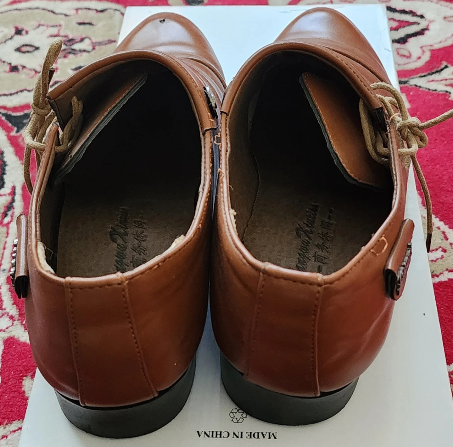 Men's Light Brown / Tan Casual Loafers / Dress Shoes – Size 41 - photo 3