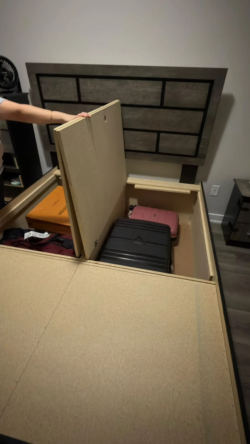 Storage bed with headboard - photo 2