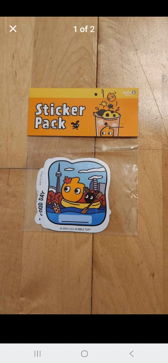Coco Bubble Tea Limited Edition Ontario/ Toronto Sticker Pack