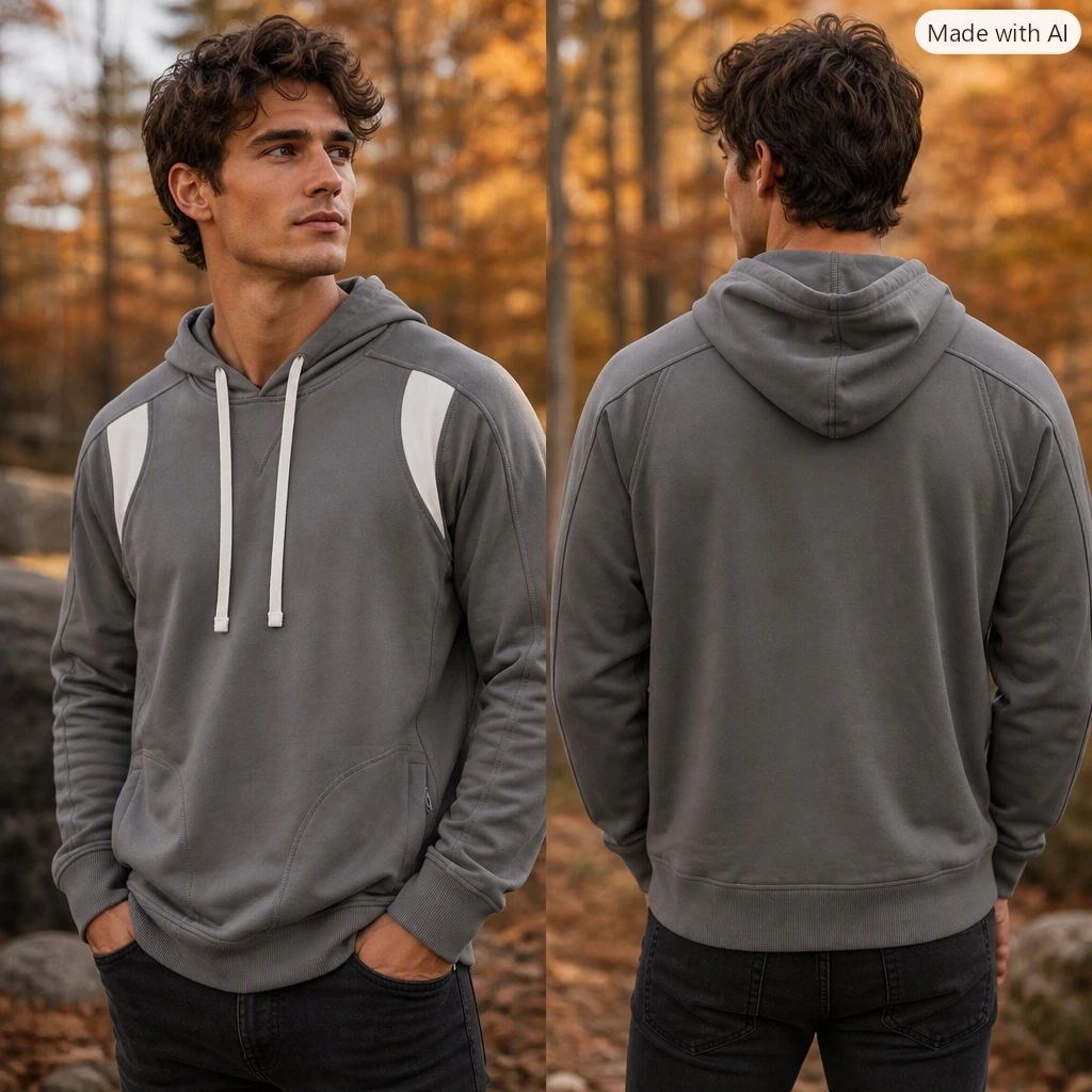Team 365 Performance Hoodie Grey. Size S