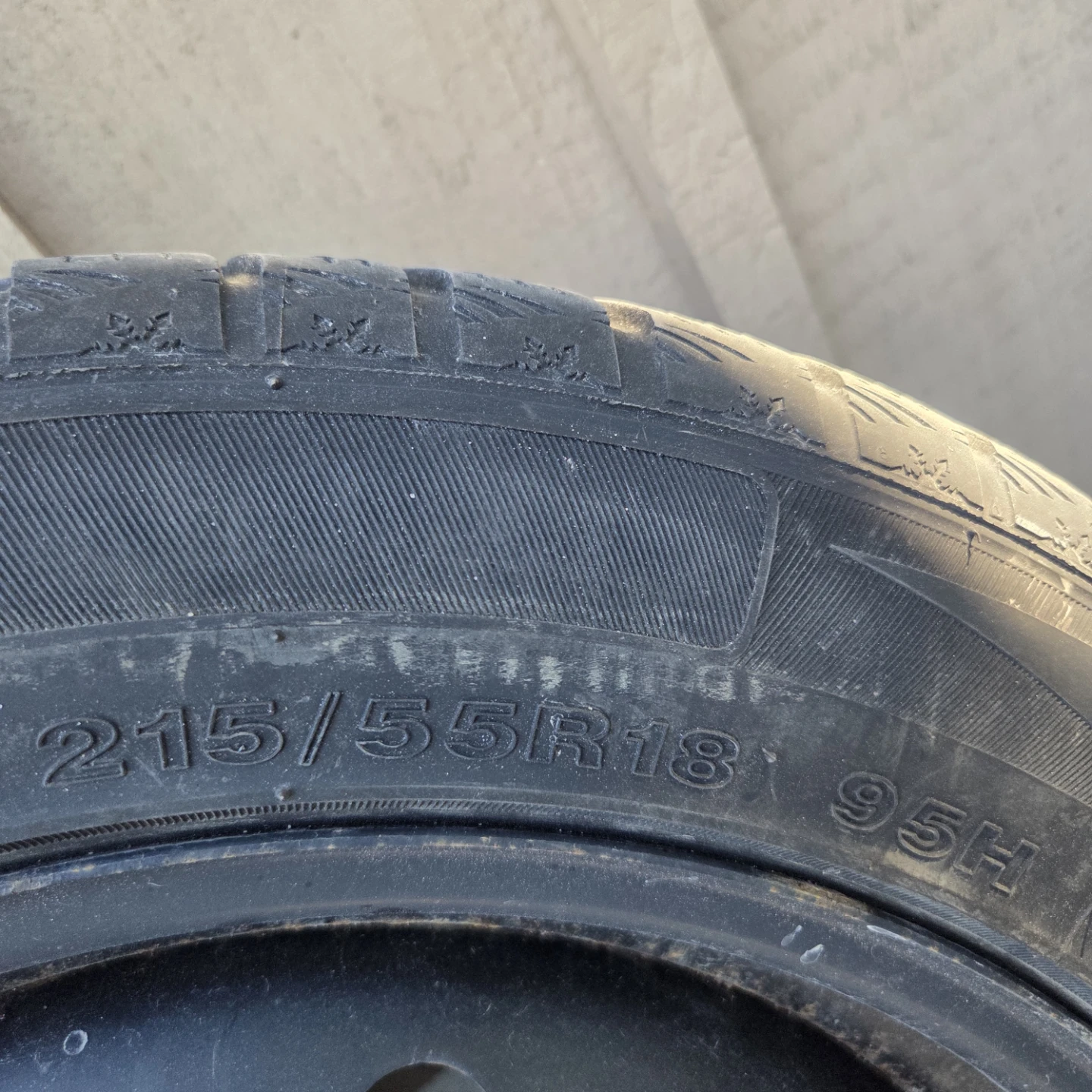 Winter tires.  215 55r/18 with steel rims 5x115mm - photo 4