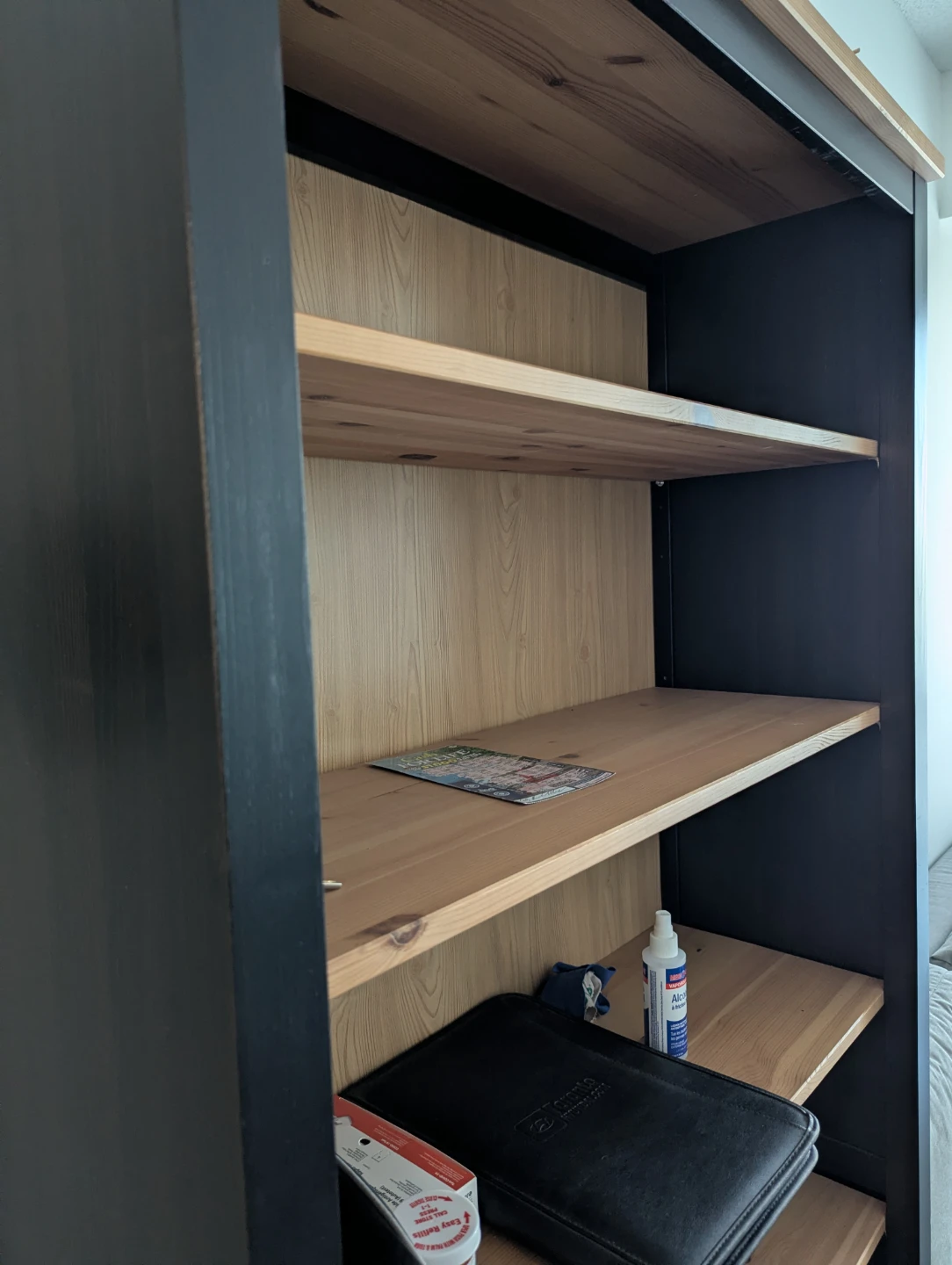 IKEA Hemnes Black Brown Bookcase - photo 3