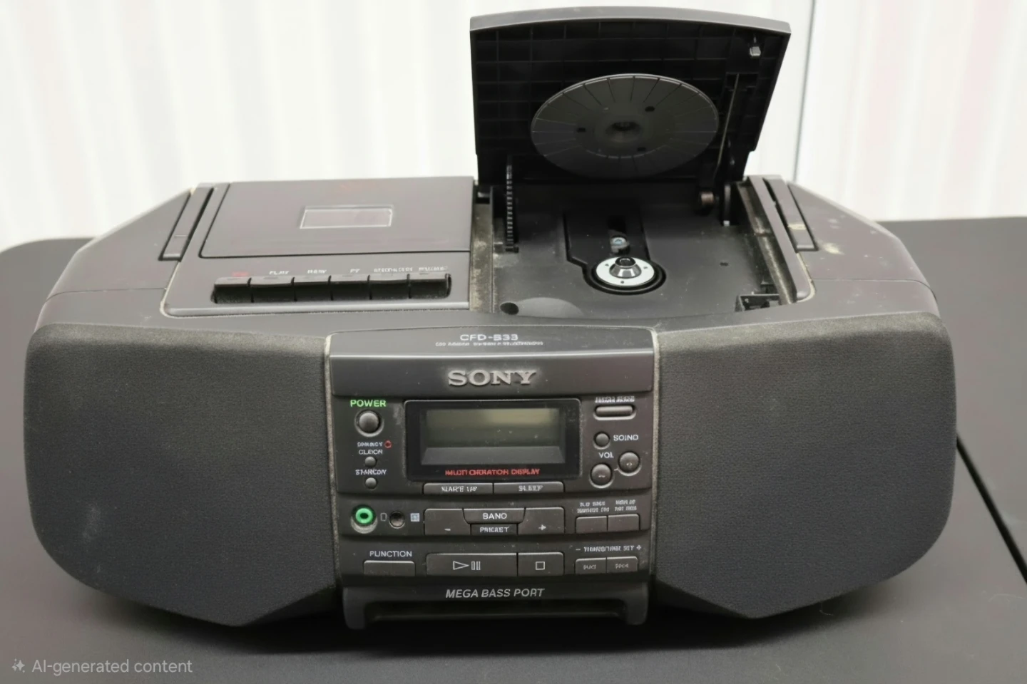 Sony CFD-S33 CD Cassette Player - photo 2