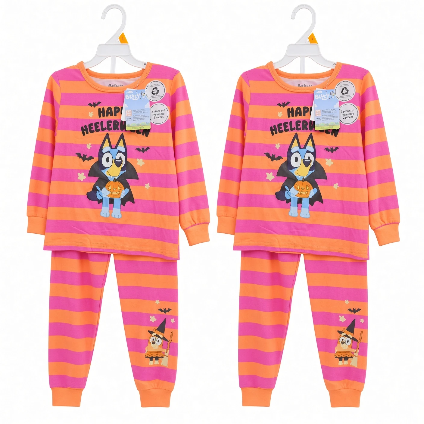 Bluey Halloween Pajamas – Size 3T – $10