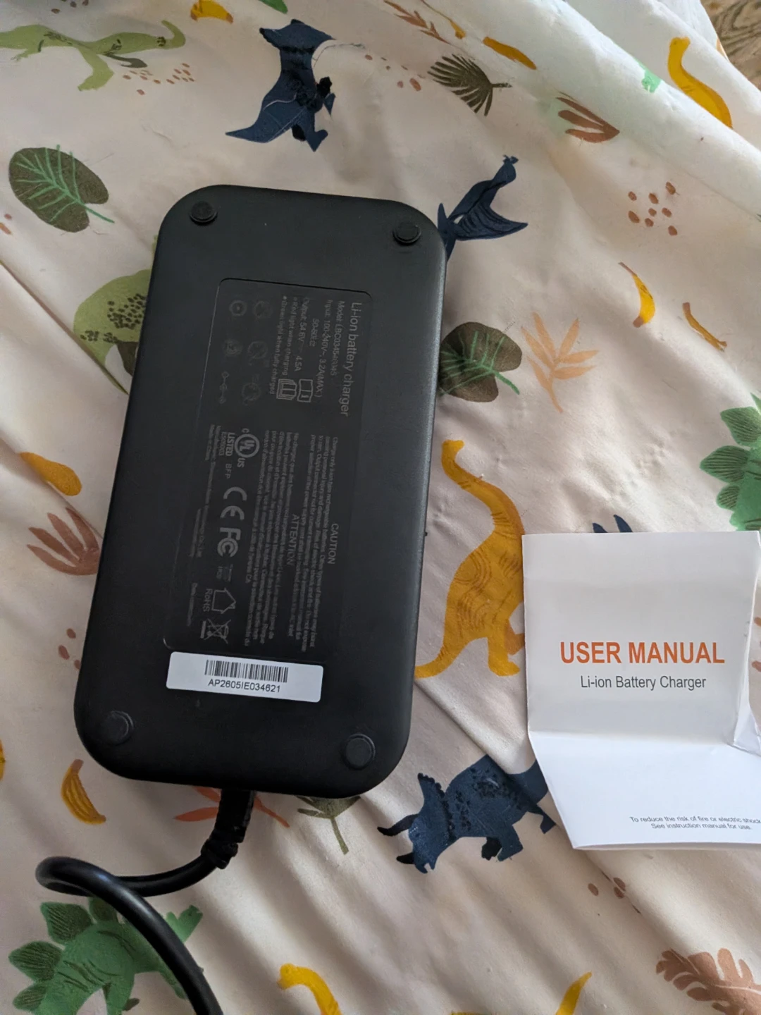 Li-ion Battery Charger 54.6V 4.5A - photo 4