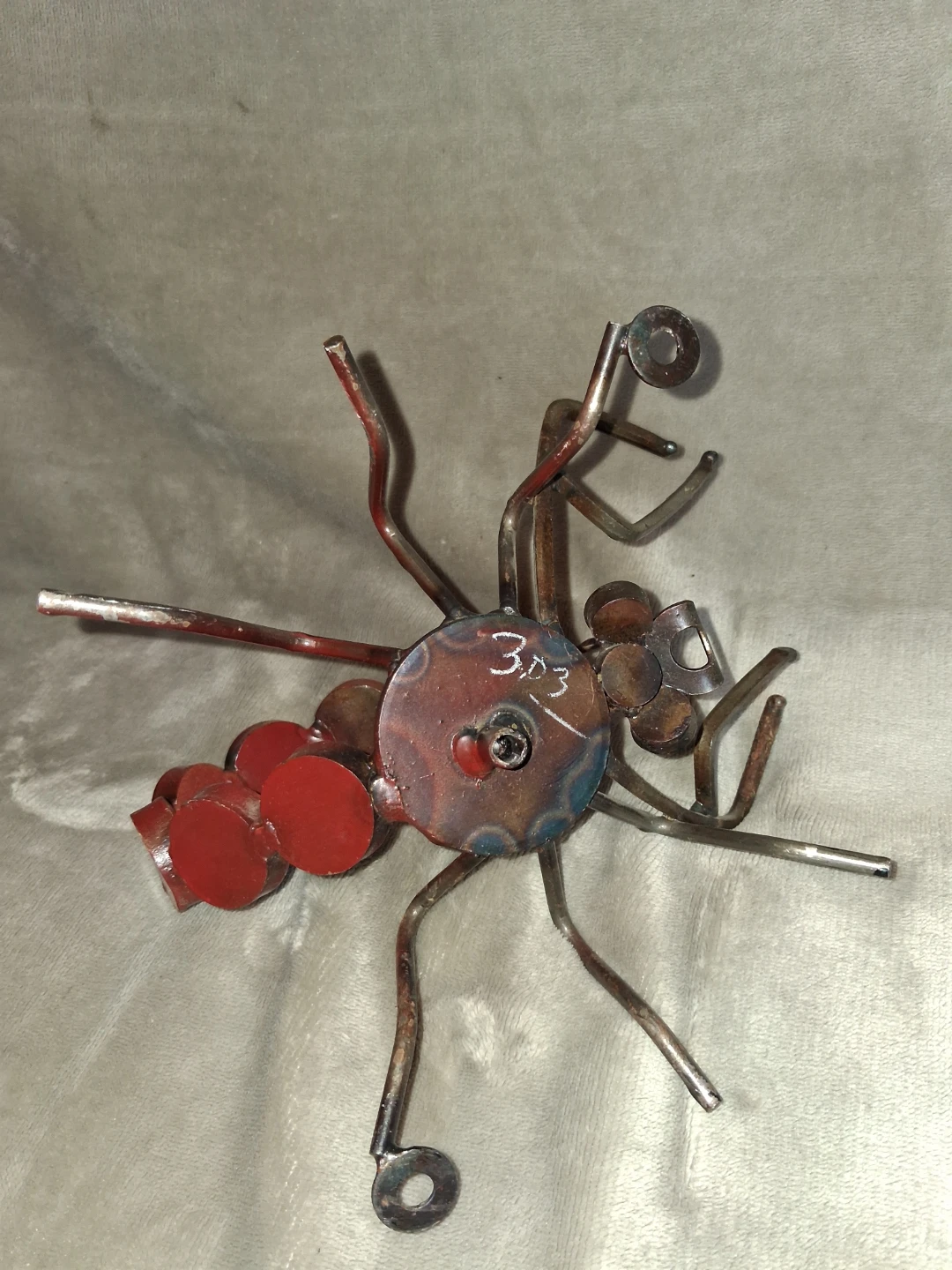 Handcrafted Metal Scorpion Sculpture - photo 4