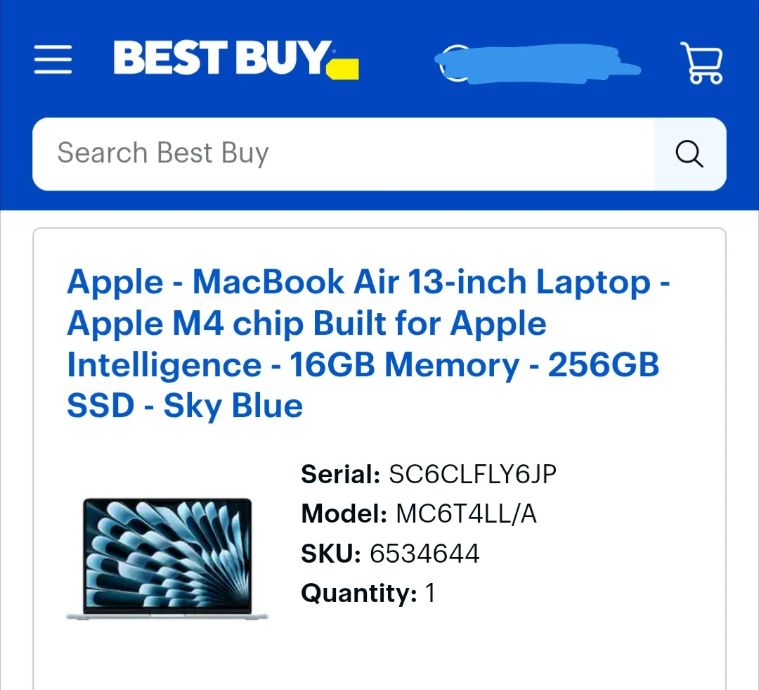 Brand New Sealed! Apple MacBook Air 13" (M4, 16GB) - Sky Blue - photo 2
