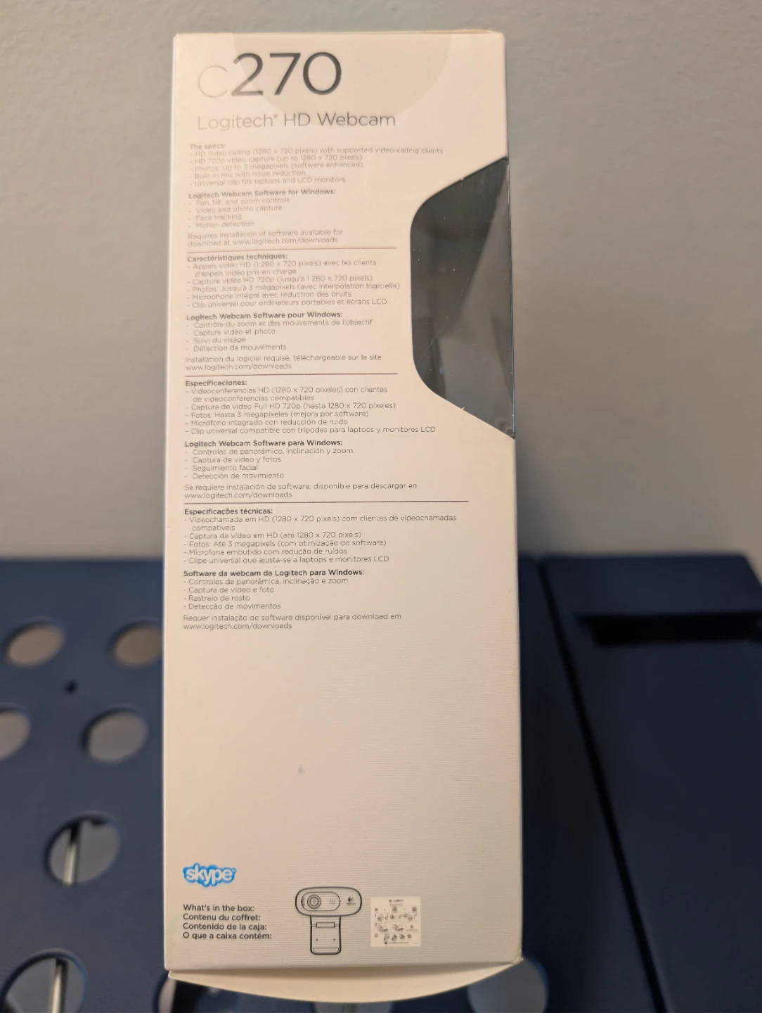 720p @ 30fps - Logitech C270 HD Webcam - photo 4