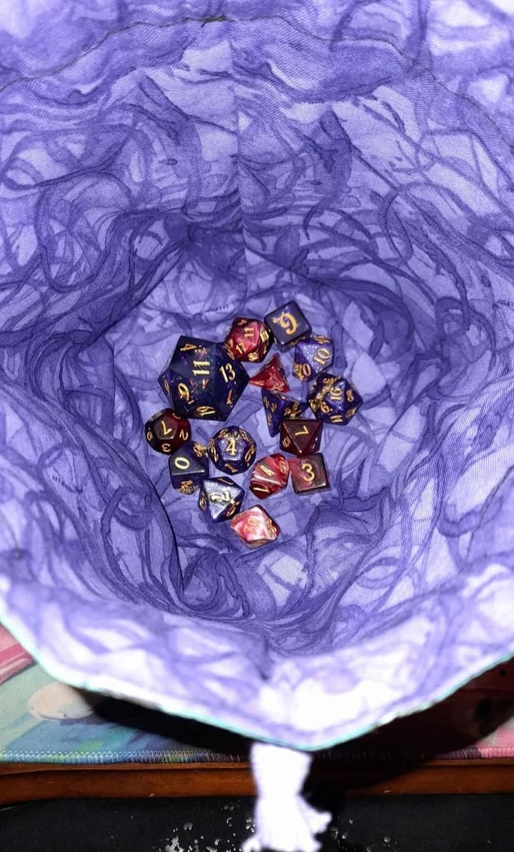 Handmade Nightmare Before Christmas Dice Bag Set - photo 4