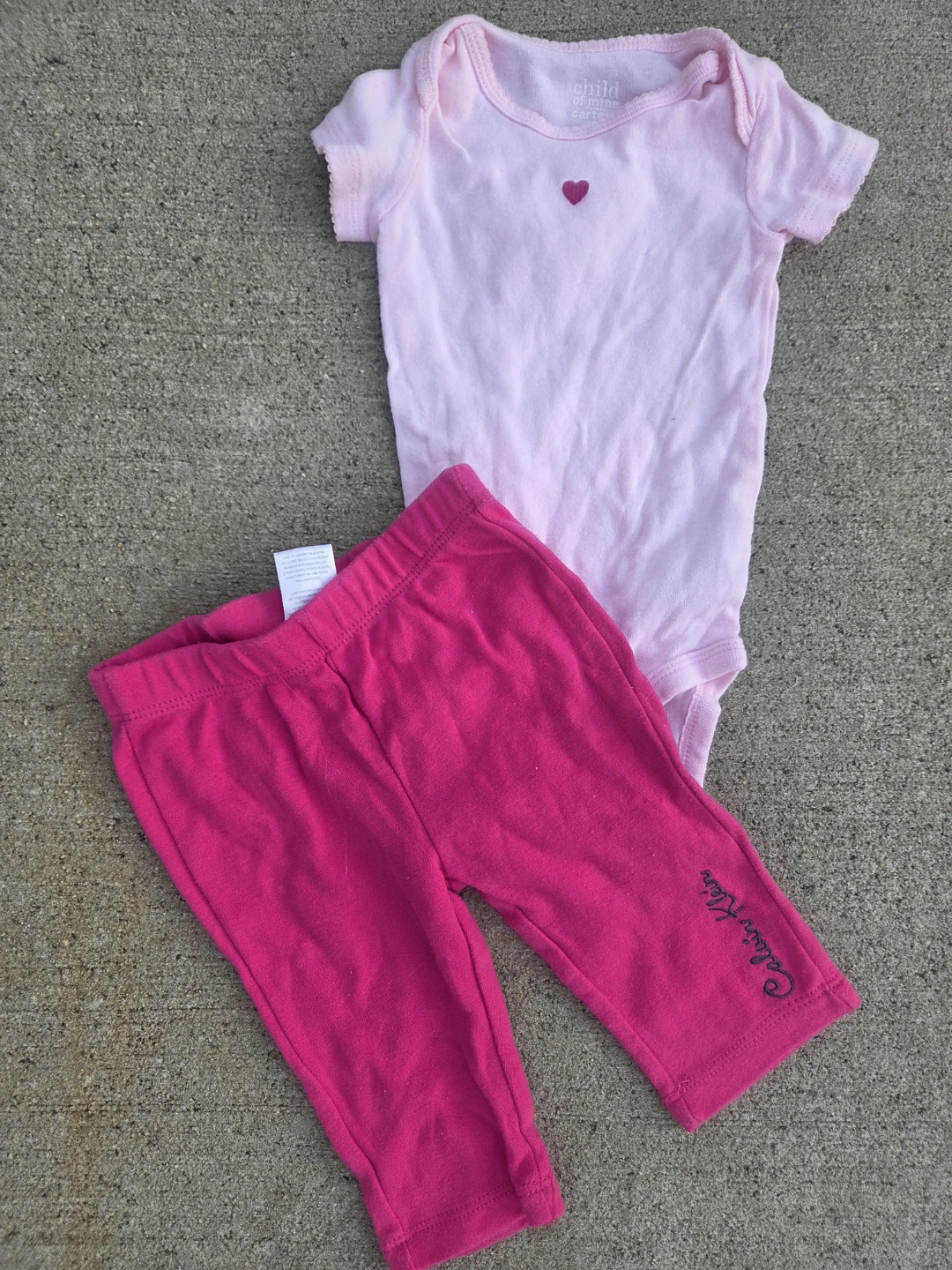 Carters Baby Girls Bodysuit and Leggings Set