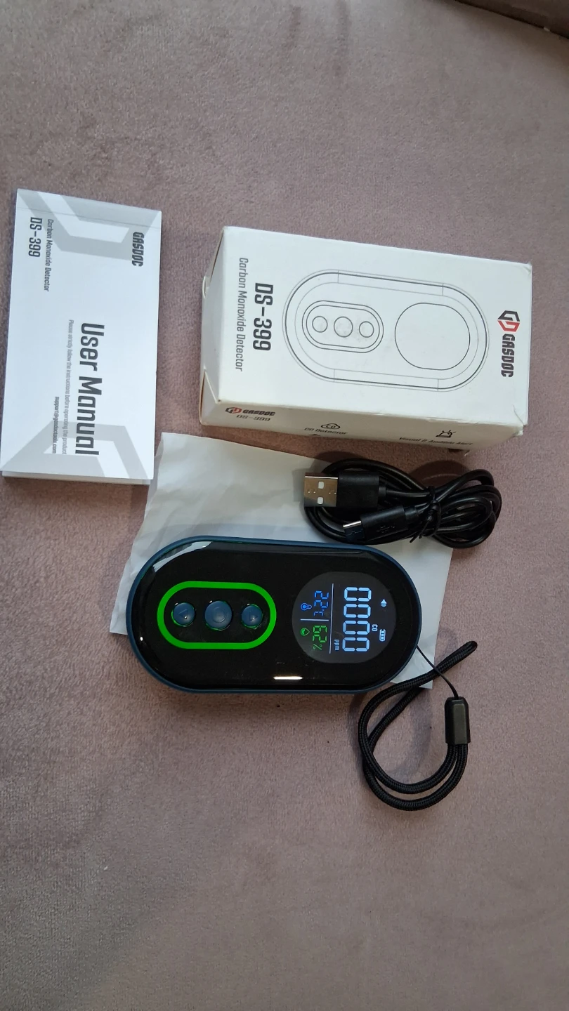 CO detector Portable Travel RV Car Truck Hotel, Rechargeable - photo 5