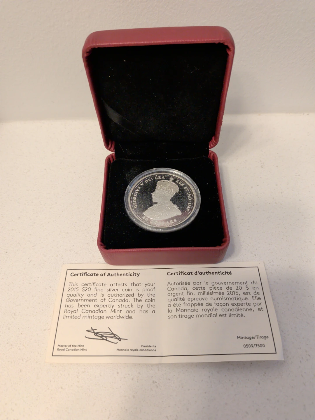 2015 $20 Fine Silver Coin The Canadian Home Front - photo 3