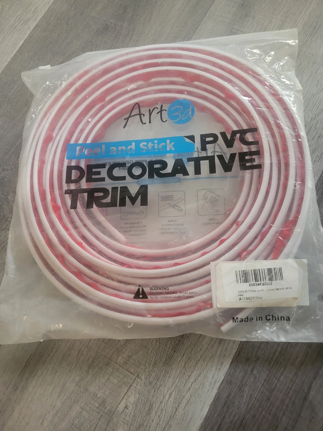 Art3d Peel and Stick PVC Decorative Trim