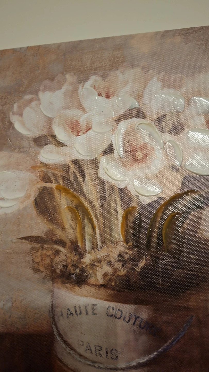 Haute Couture Paris Floral Canvas Art - photo 2