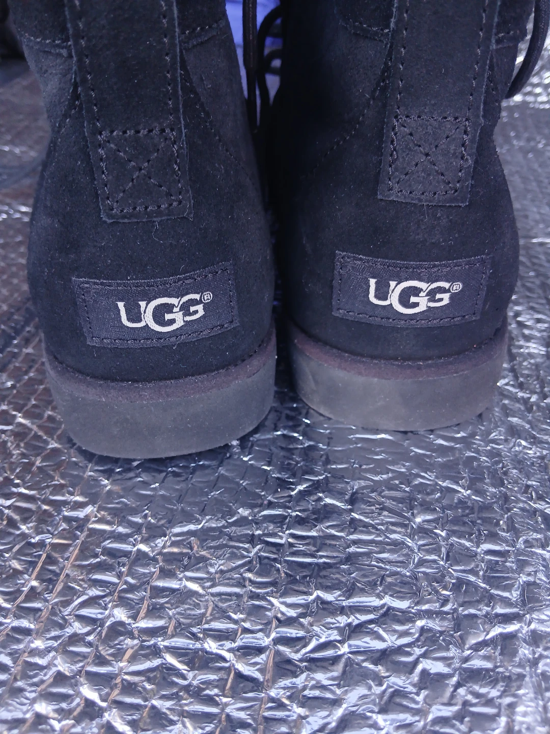 Black UGG Lace-Up Boots - photo 2