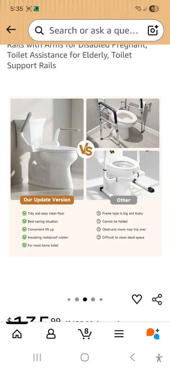 MUIRYN Toilet Safety Rail - photo 4