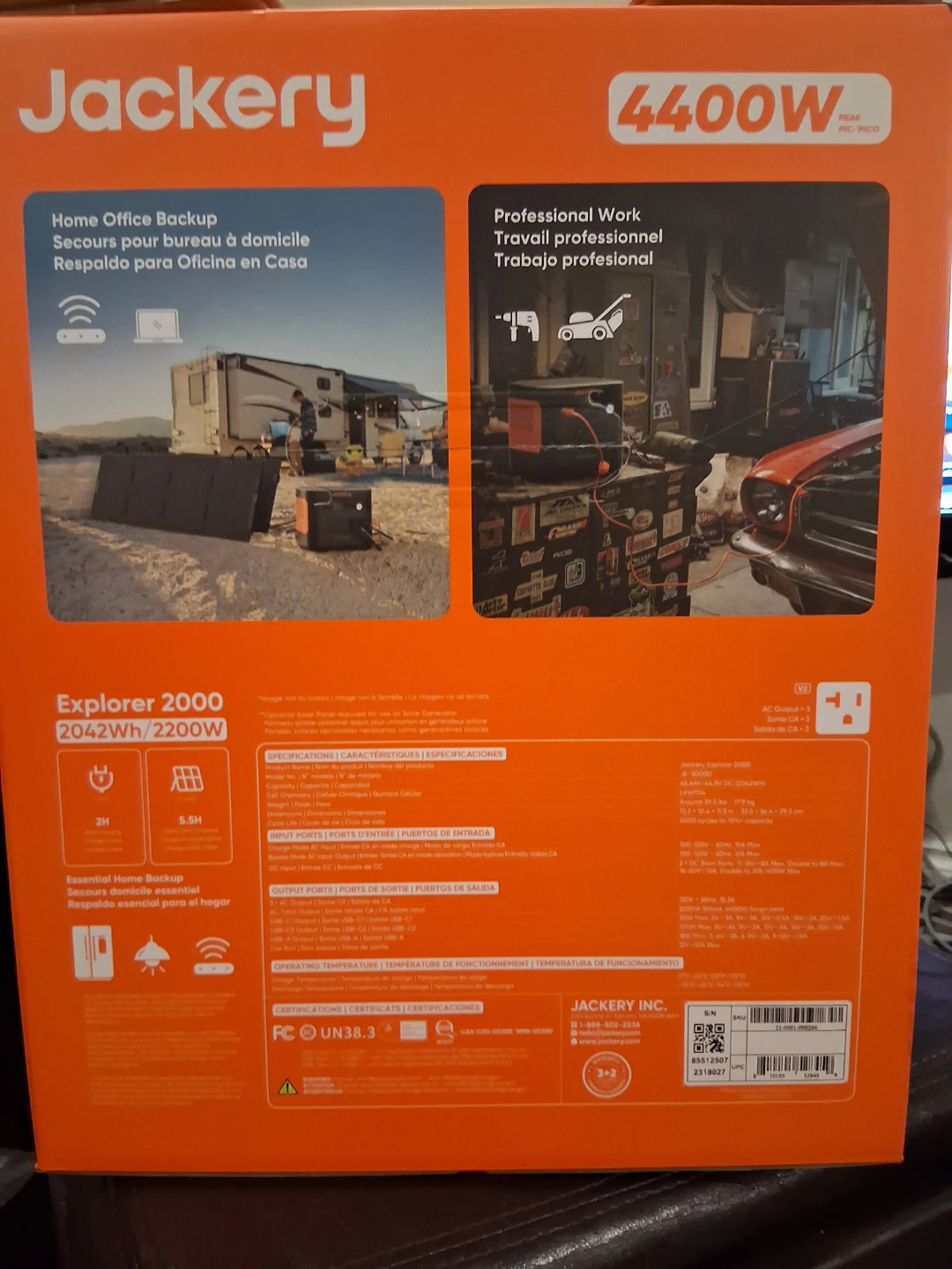 Jackery Explorer 2000 Portable Power Station - photo 2