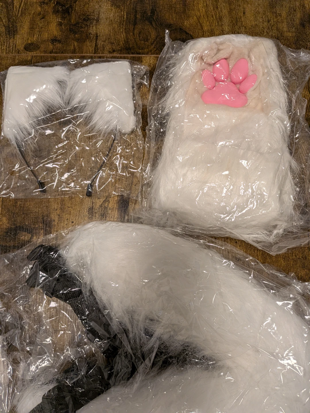 Sirolisa White Furry Costume Cosplay Complete Set
