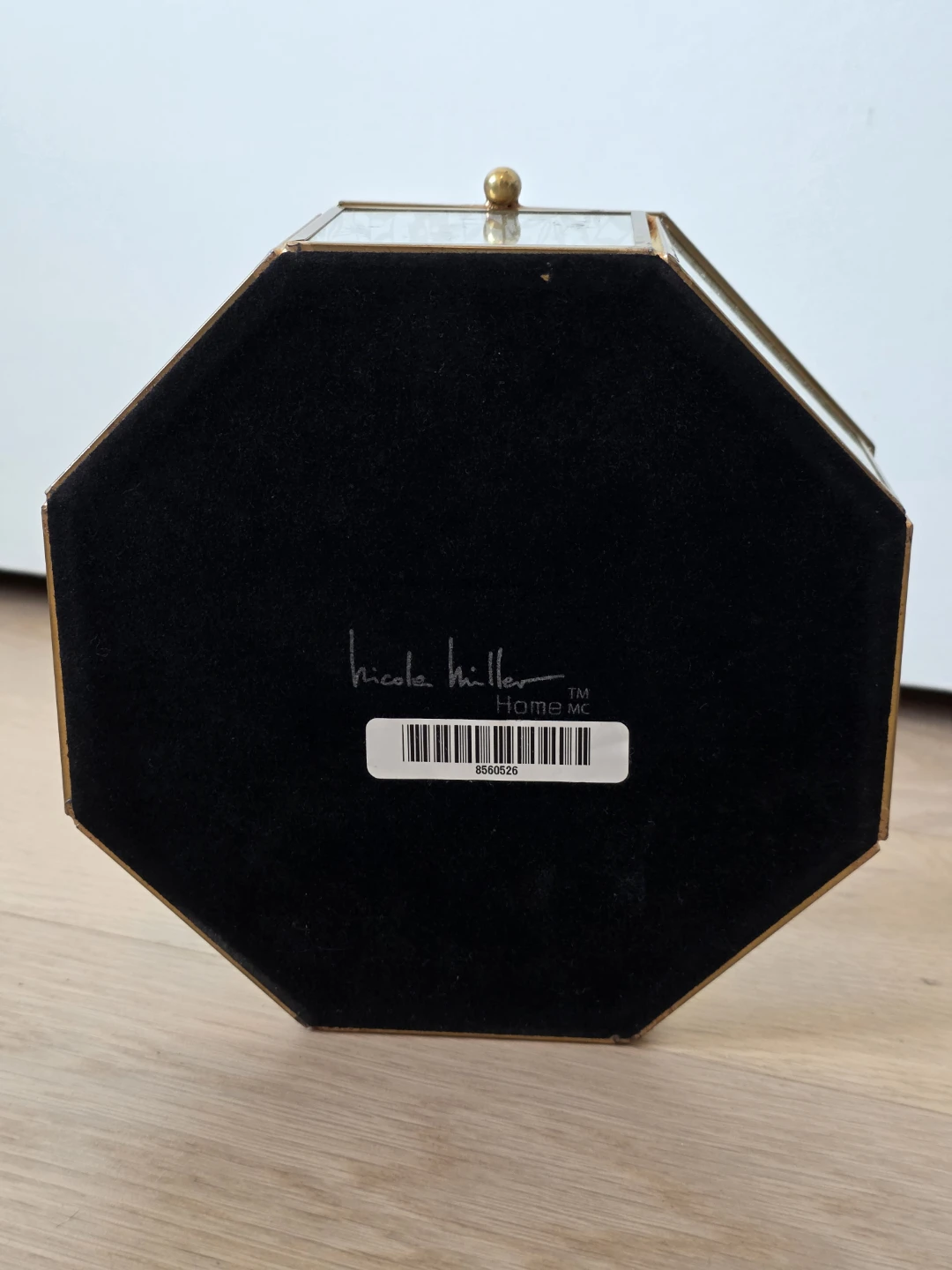 Nicole Miller Octagonal Glass Jewelry Box - photo 3