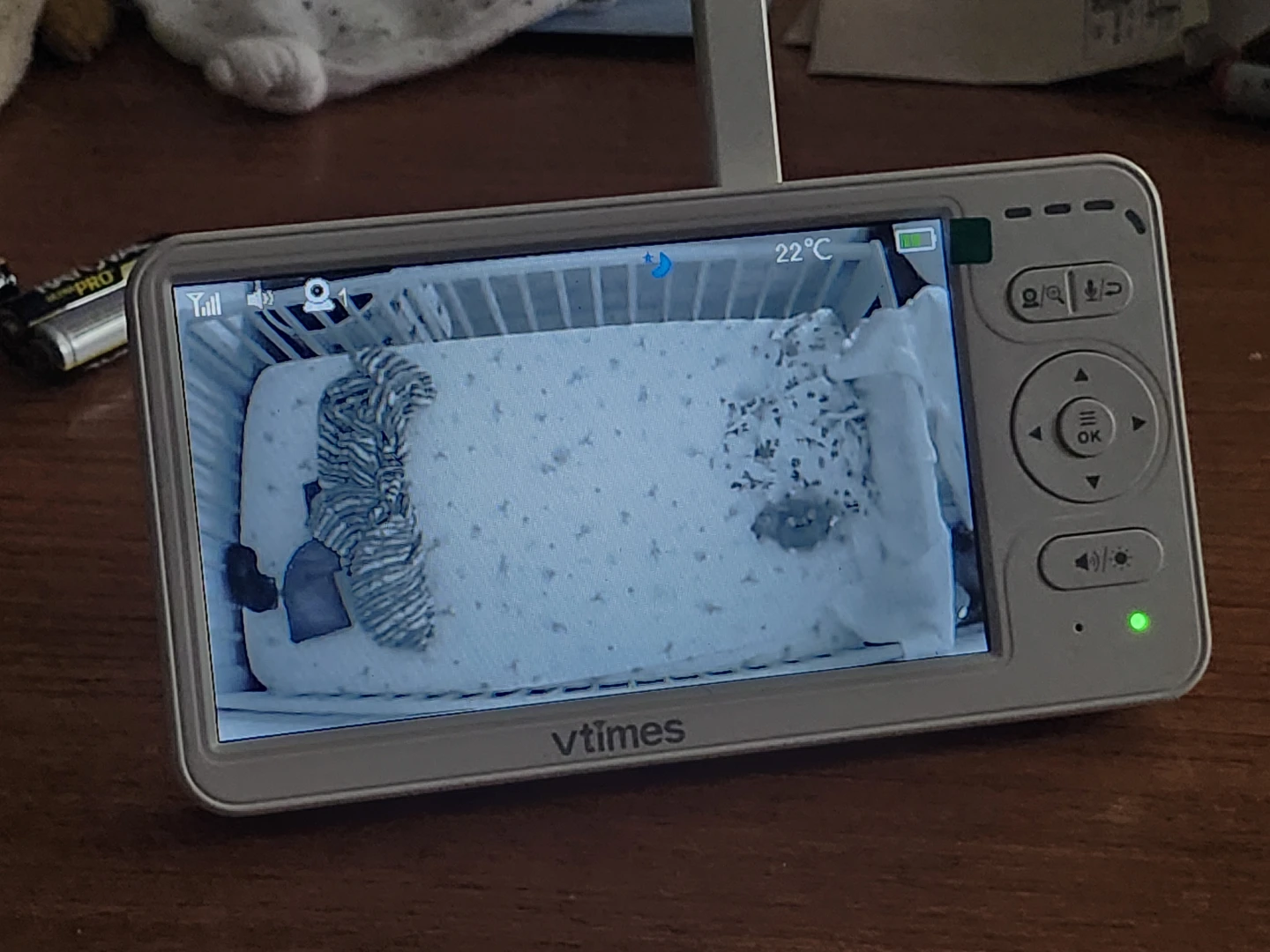 vtimes Baby Monitor with 6 Inch Screen