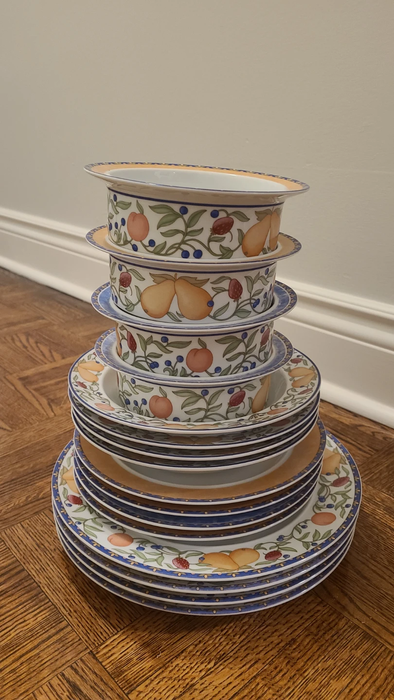 Dansk Fiance Fruits Design Dinnerware Set - photo 2