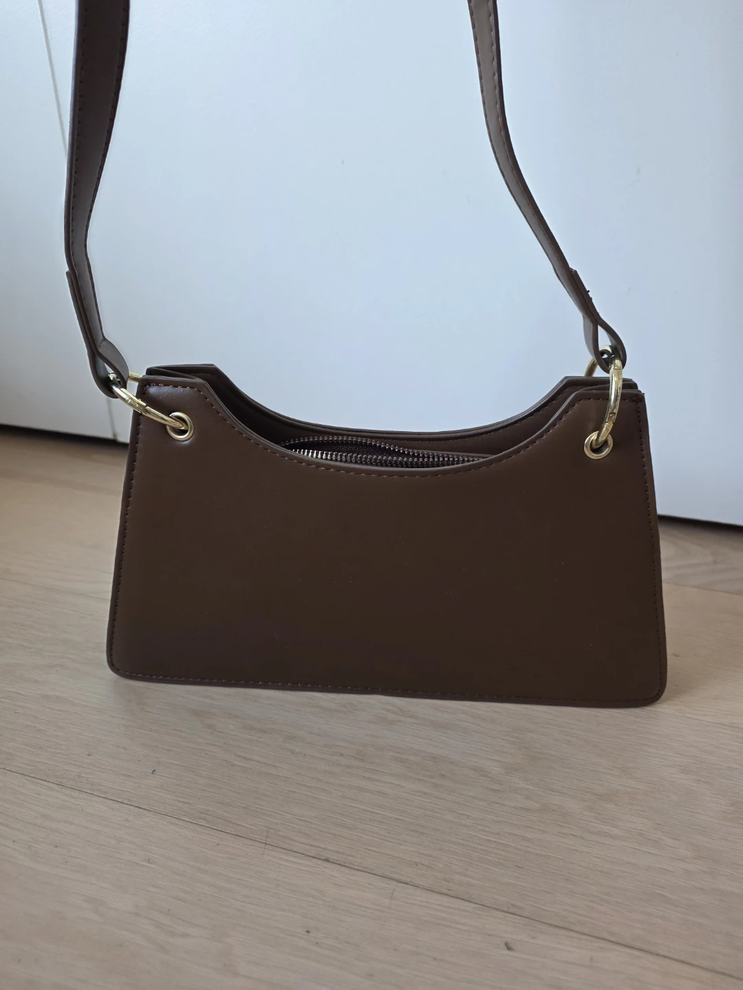 Brown and Black Checkered Shoulder Bag - photo 4