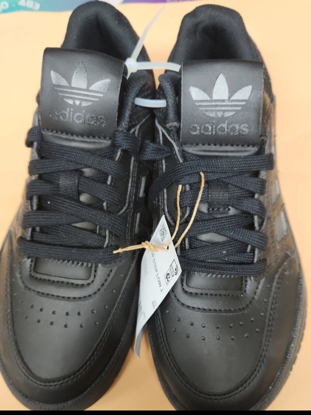 Adidas Drop Step Low J Black Sneakers
