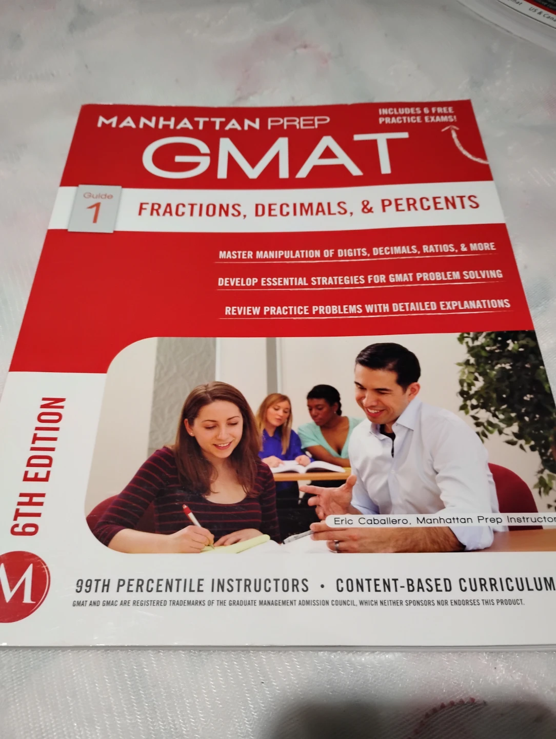 Manhattan Prep GMAT Guide 1: Fractions, Decimals, & Percents