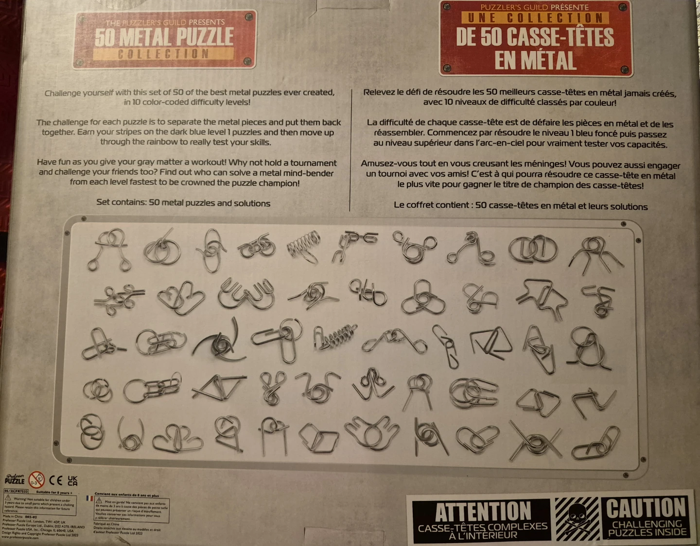 Puzzler's Guild 50 Metal Puzzle Collection - photo 2