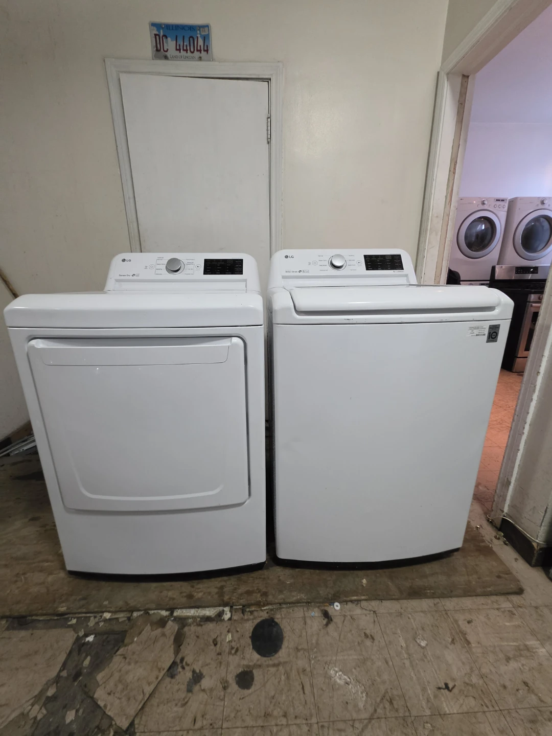 LG Top Load Washer and Dryer Set