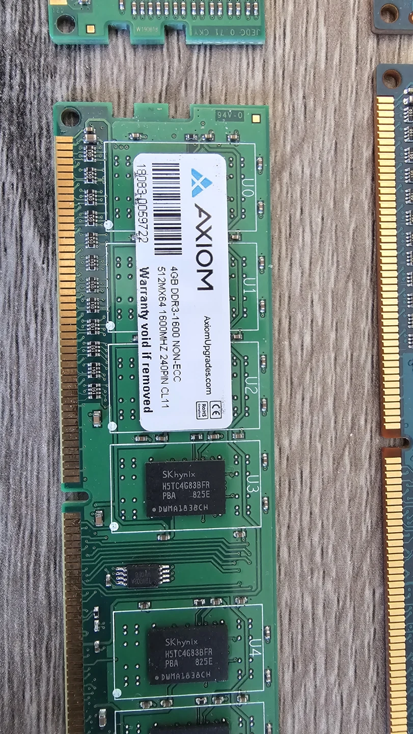 Four 4GB DDR3 RAM Memory Modules - photo 5