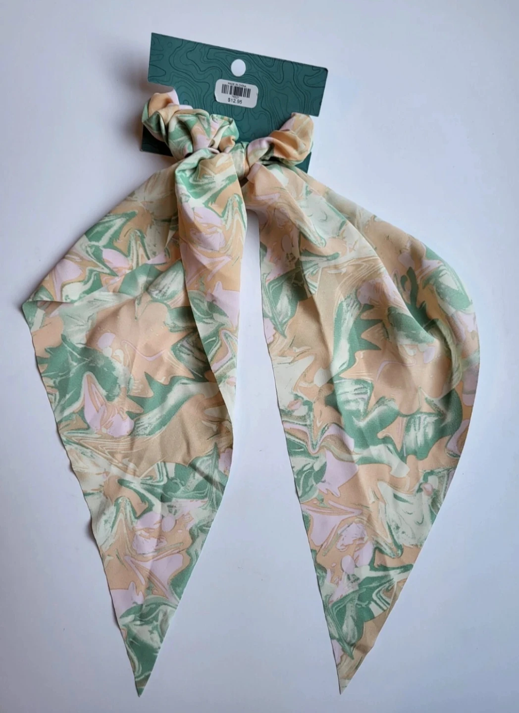 Earthbound Trading Company Tie Dye/Floral Hair Scrunchie - photo 2