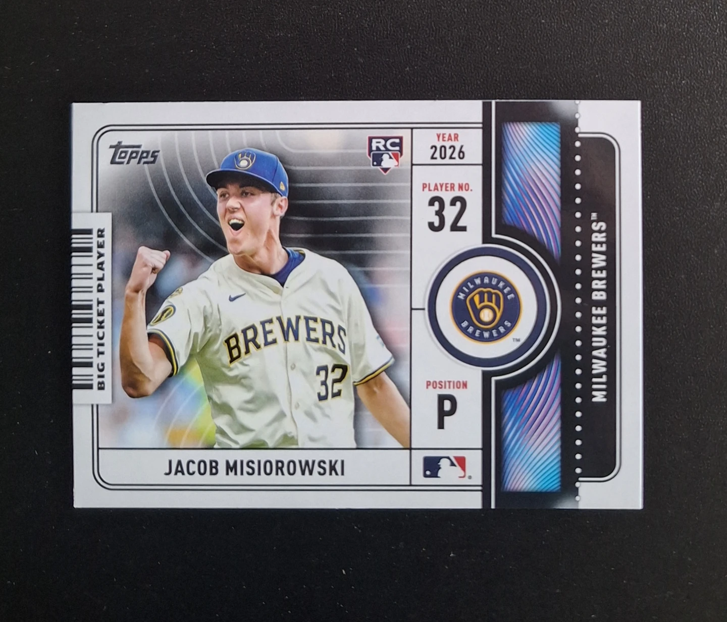 2026 Topps Big Ticket Jacob Misiorowski Rookie Card
