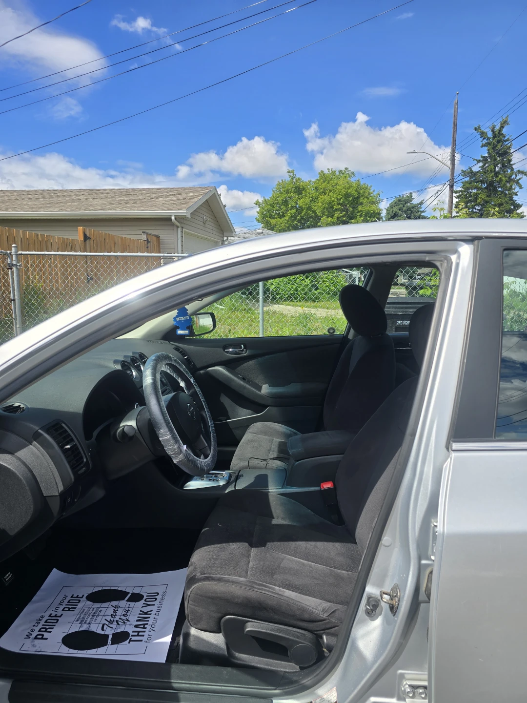 Silver Nissan Altima