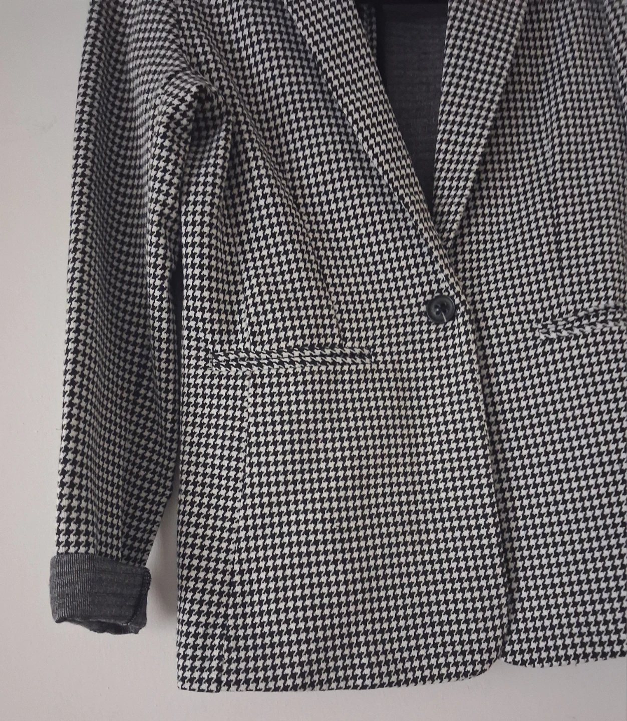Garcia Houndstooth Blazer - Size S - photo 4