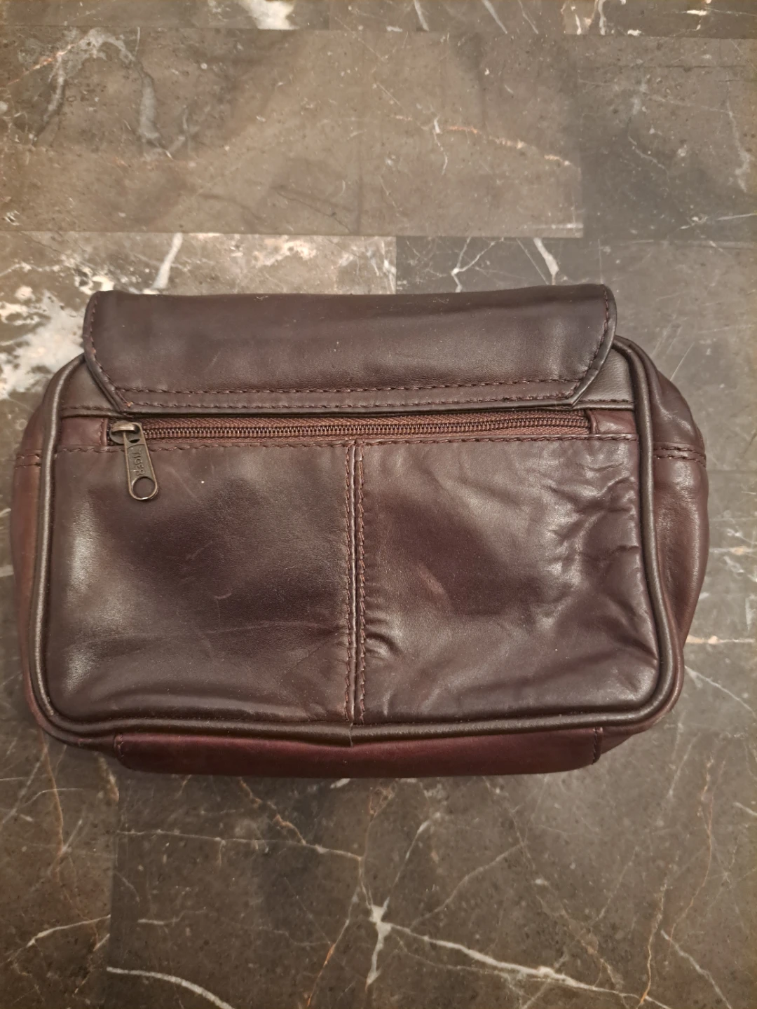 Tiger Brown Genuine Leather Shoulder Bag - photo 3
